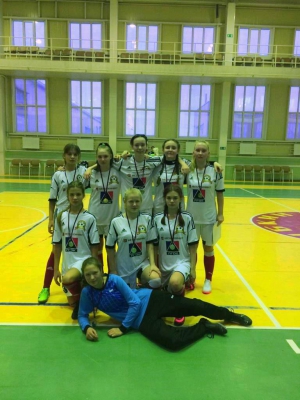 Серебряные призеры Первенства области по мини-футболу  среди девушек 2004 – 2005 гг.р.